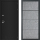 Входная металлическая Дверь Лабиринт (LABIRINT) Classic шагрень черная 25 Бетон светлый в Пущино