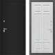 Входная металлическая Дверь Лабиринт (LABIRINT) Classic шагрень черная 08 Кристалл вуд в Пущино