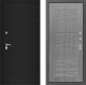 Входная металлическая Дверь Лабиринт (LABIRINT) Classic шагрень черная 06 Сандал грей в Пущино