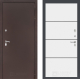 Входная металлическая Дверь Лабиринт (LABIRINT) Classic антик медь 25 Белый софт в Пущино