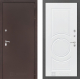 Входная металлическая Дверь Лабиринт (LABIRINT) Classic антик медь 23 Белый софт в Пущино
