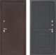 Входная металлическая Дверь Лабиринт (LABIRINT) Classic антик медь 11 Графит софт в Пущино