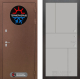 Входная металлическая Дверь Лабиринт (LABIRINT) Термо Магнит 21 Грей софт в Пущино