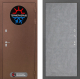 Входная металлическая Дверь Лабиринт (LABIRINT) Термо Магнит 21 Бетон светлый в Пущино