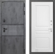 Входная металлическая Дверь Лабиринт (LABIRINT) Инфинити 03 Белый софт в Пущино