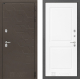 Входная металлическая Дверь Лабиринт (LABIRINT) Смоки 11 Белый софт в Пущино