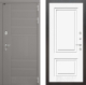 Входная металлическая Дверь Лабиринт (LABIRINT) Формо 26 Белый (RAL-9003) в Пущино