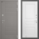 Входная металлическая Дверь Лабиринт (LABIRINT) Формо 03 Белый софт в Пущино