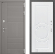 Входная металлическая Дверь Лабиринт (LABIRINT) Формо 23 Белый софт в Пущино