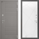 Входная металлическая Дверь Лабиринт (LABIRINT) Формо 24 Белый софт в Пущино