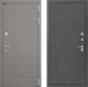 Входная металлическая Дверь Лабиринт (LABIRINT) Формо 24 Графит софт в Пущино