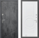 Входная металлическая Дверь Лабиринт (LABIRINT) Лофт 23 Белый софт в Пущино