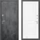 Входная металлическая Дверь Лабиринт (LABIRINT) Лофт 11 Белый софт в Пущино