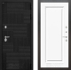 Входная металлическая Дверь Лабиринт (LABIRINT) Pazl 27 Белый (RAL-9003) в Пущино