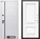 Входная металлическая Дверь Лабиринт (LABIRINT) Royal 26 Белый (RAL-9003) в Пущино