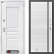 Входная металлическая Дверь Лабиринт (LABIRINT) Versal 22 Белый софт в Пущино
