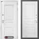 Входная металлическая Дверь Лабиринт (LABIRINT) Versal 03 Белый софт в Пущино