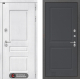 Входная металлическая Дверь Лабиринт (LABIRINT) Versal 11 Графит софт в Пущино