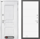 Входная металлическая Дверь Лабиринт (LABIRINT) Versal 13 Белый софт в Пущино