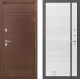 Входная металлическая Дверь Лабиринт (LABIRINT) Термо Лайт 22 Белый софт в Пущино