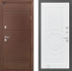 Входная металлическая Дверь Лабиринт (LABIRINT) Термо Лайт 23 Белый софт в Пущино