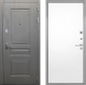 Входная металлическая Дверь Интекрон (INTECRON) Брайтон Графит Гладкая Силк Сноу в Пущино