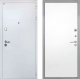 Входная металлическая Дверь Интекрон (INTECRON) Колизей White Гладкая Силк Сноу в Пущино