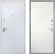 Входная металлическая Дверь Интекрон (INTECRON) Колизей White Гладкая Дуб сильвер поперечный в Пущино