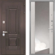 Входная металлическая Дверь Интекрон (INTECRON) Италия ФЛЗ-516 Зеркало Сосна белая в Пущино