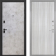 Входная металлическая Дверь Интекрон (INTECRON) Профит Black Мрамор Светлый В-07 с молдингом Сандал белый в Пущино