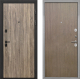 Входная металлическая Дверь Интекрон (INTECRON) Профит Black Дуб Турин Гладкая шпон Венге коричневый в Пущино