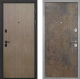 Входная металлическая Дверь Интекрон (INTECRON) Профит Black Венге Коричневый Гладкая Гранж в Пущино