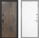 Входная металлическая Дверь Интекрон (INTECRON) Профит Black Гранж Лучи-М Софт милк в Пущино