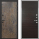 Входная металлическая Дверь Интекрон (INTECRON) Профит Black Гранж Гладкая Эковенге поперечный в Пущино