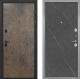 Входная металлическая Дверь Интекрон (INTECRON) Профит Black Гранж Гладкая Гранит лава оникс в Пущино