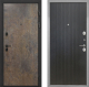 Входная металлическая Дверь Интекрон (INTECRON) Профит Black Гранж ФЛ-295 Лофт черный в Пущино