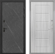 Входная металлическая Дверь Интекрон (INTECRON) Профит Black Гранит Лава Оникс ФЛ-39 Сандал белый в Пущино
