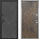 Входная металлическая Дверь Интекрон (INTECRON) Профит Black Гранит Лава Оникс Гладкая Гранж в Пущино