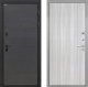 Входная металлическая Дверь Интекрон (INTECRON) Профит Black Эковенге В-07 с молдингом Сандал белый в Пущино