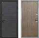 Входная металлическая Дверь Интекрон (INTECRON) Профит Black Эковенге Гладкая шпон Венге коричневый в Пущино