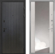 Входная металлическая Дверь Интекрон (INTECRON) Профит Black ФЛ-295 ФЛЗ-516 Зеркало Сосна белая в Пущино