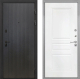 Входная металлическая Дверь Интекрон (INTECRON) Профит Black ФЛ-295 ФЛ-243 Белый матовый в Пущино