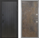 Входная металлическая Дверь Интекрон (INTECRON) Профит Black ФЛ-295 Гладкая Гранж в Пущино