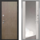 Входная металлическая Дверь Интекрон (INTECRON) Гектор Венге Коричневый ФЛЗ-516 Зеркало Сосна белая в Пущино
