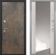 Входная металлическая Дверь Интекрон (INTECRON) Гектор Гранж ФЛЗ-516 Зеркало Сосна белая в Пущино