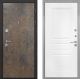Входная металлическая Дверь Интекрон (INTECRON) Гектор Гранж ФЛ-243 Белый матовый в Пущино