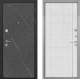 Входная металлическая Дверь Интекрон (INTECRON) Гектор Гранит Лава Оникс В-07 с молдингом Лофт белый в Пущино