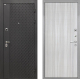 Входная металлическая Дверь Интекрон (INTECRON) Олимпия Black 4К В-07 с молдингом Сандал белый в Пущино