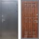 Входная металлическая Дверь Рекс (REX) 11 FL-33 орех тисненый в Пущино
