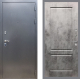 Входная металлическая Дверь Рекс (REX) 11 FL-117 Бетон темный в Пущино